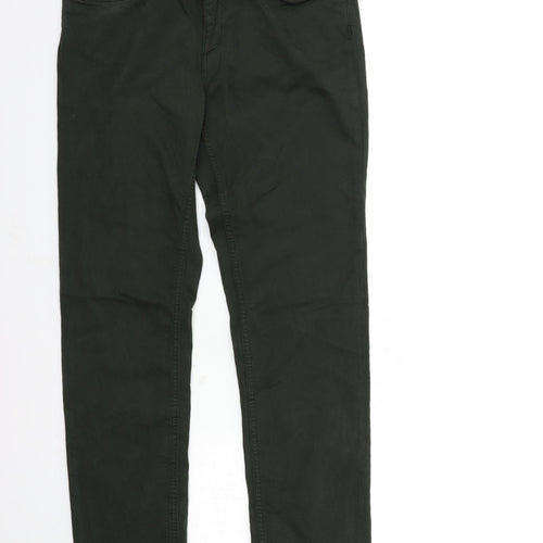 H.I.S Womens Green  Denim Skinny Jeans Size 10 L26 in