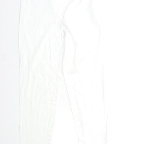 Jacques Vert Womens White  Denim Skinny Jeans Size 28 in L26 in