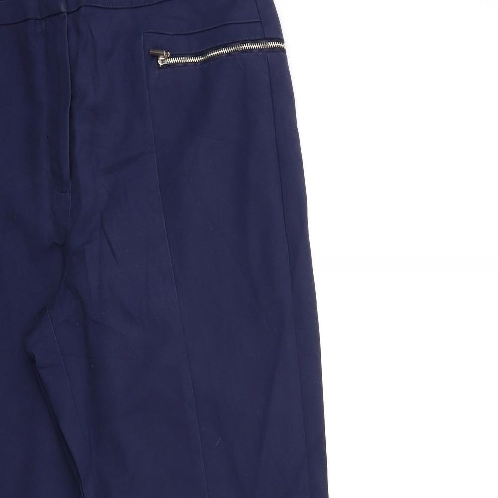 F&F Womens Blue   Trousers  Size 14 L27 in