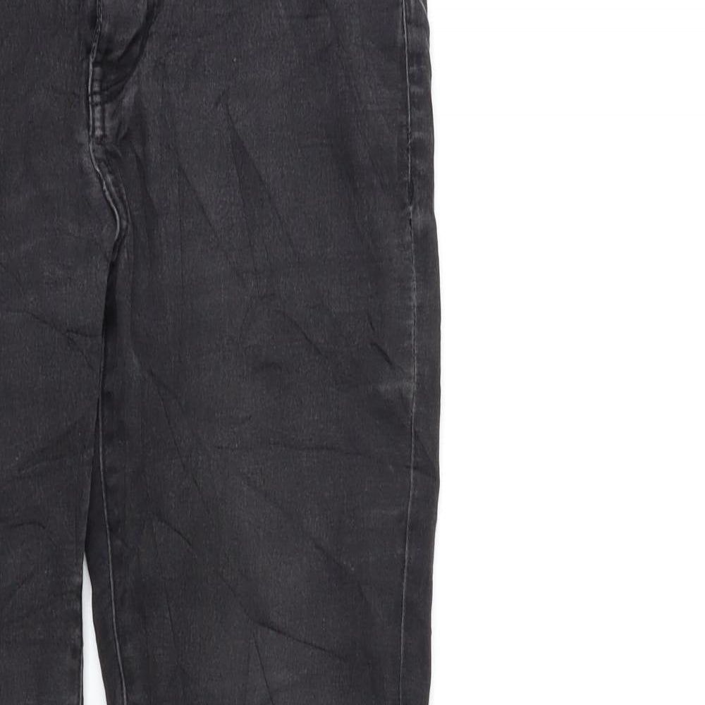 Preworn Womens Black  Denim Skinny Jeans Size 28 in L32 in