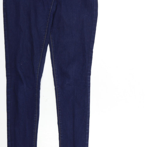 Denim & Co. Womens Blue  Denim Skinny Jeans Size 8 L32 in