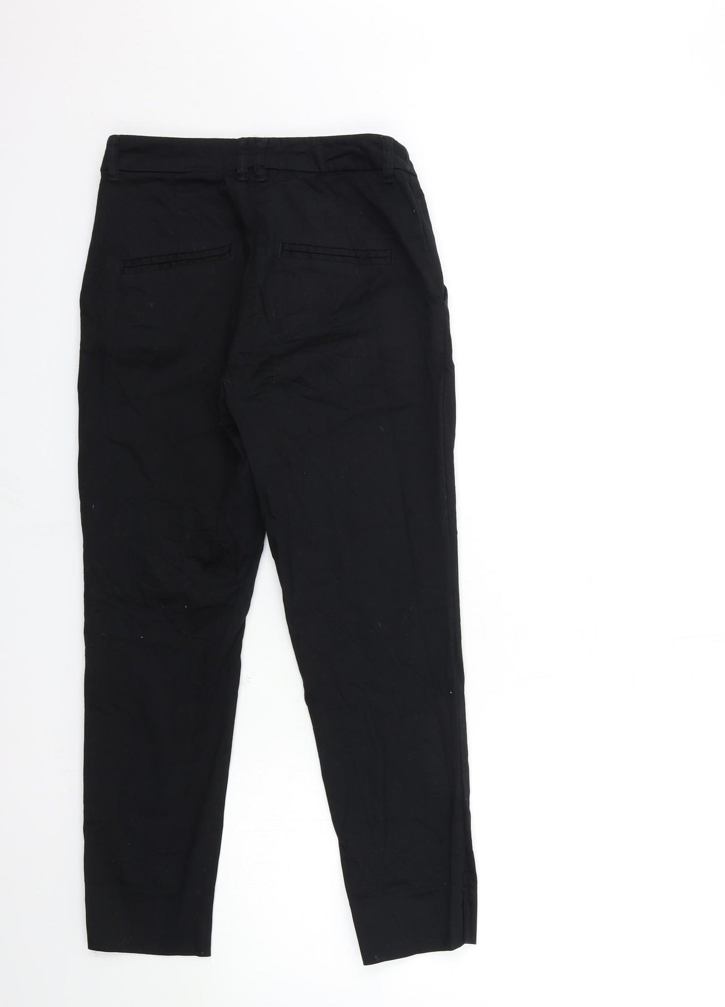 H&M Womens Black   Trousers  Size 6 L23 in