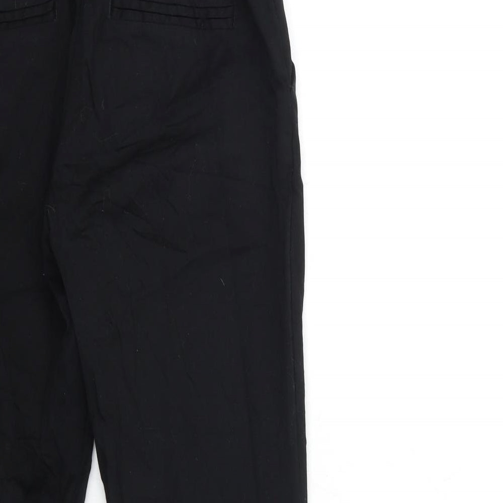 H&M Womens Black   Trousers  Size 6 L23 in
