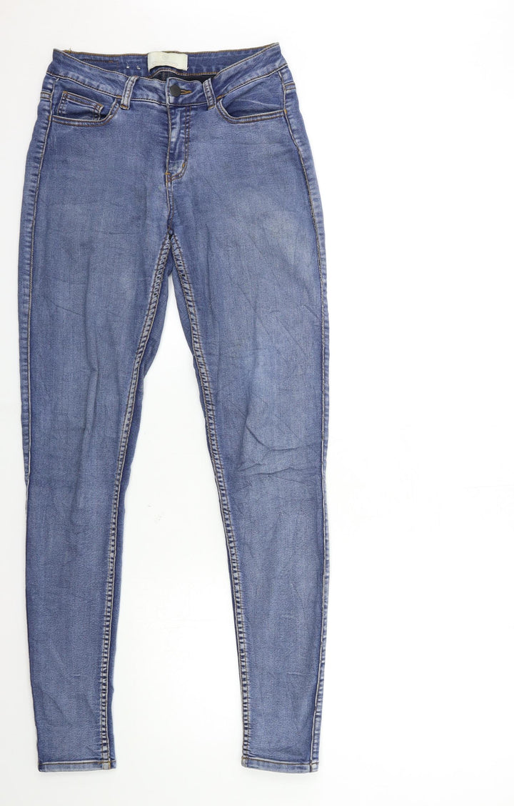 Pieces Womens Blue Denim Skinny Jeans Size 26 in L32 in