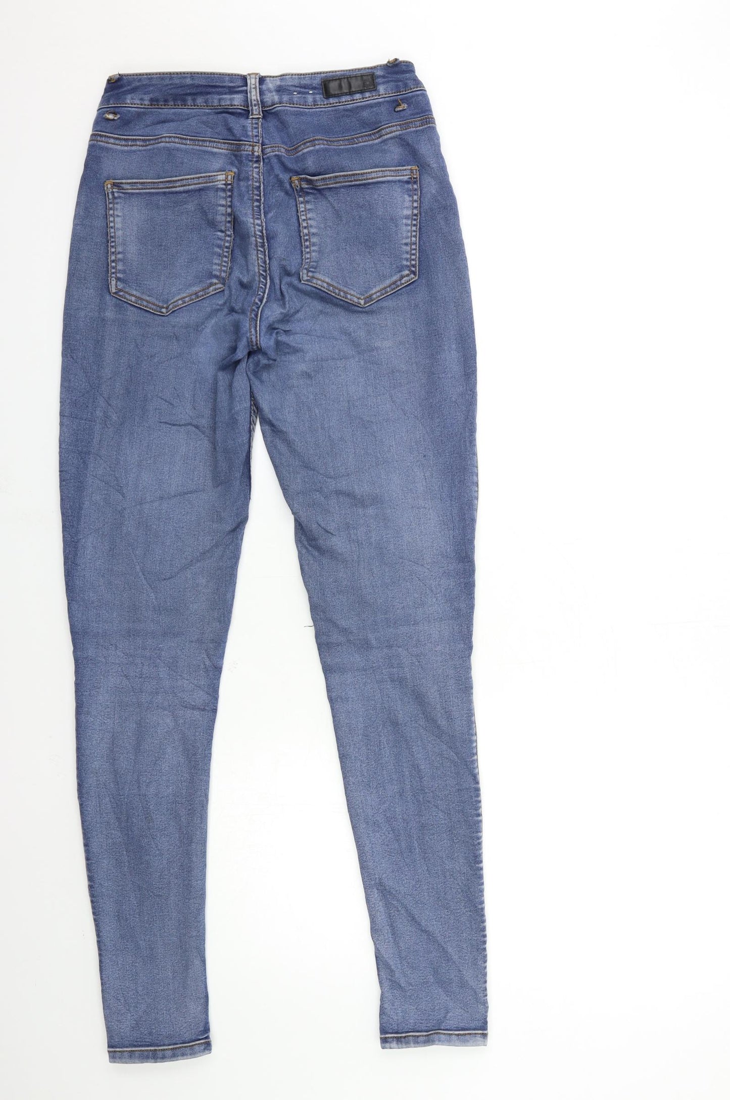 Pieces Womens Blue  Denim Skinny Jeans Size 26 in L32 in