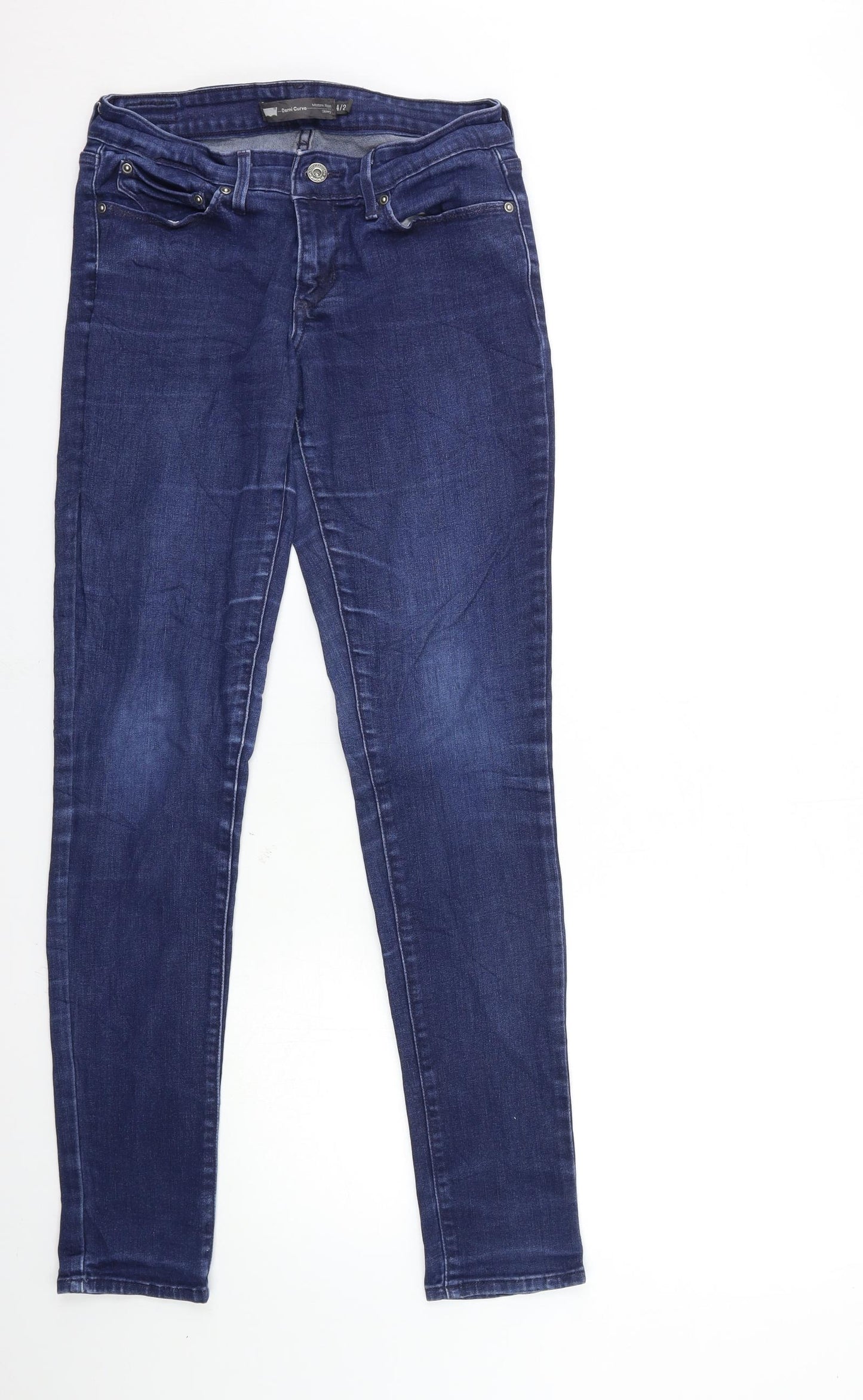 Levi's Womens Blue  Denim Skinny Jeans Size 28 in L32 in