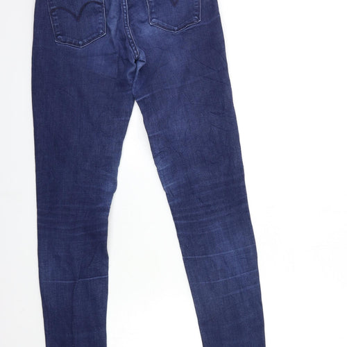 Levi's Womens Blue  Denim Skinny Jeans Size 28 in L32 in