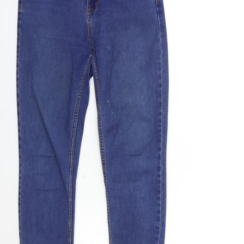 New Look Womens Blue  Denim Skinny Jeans Size 26 in L28 in