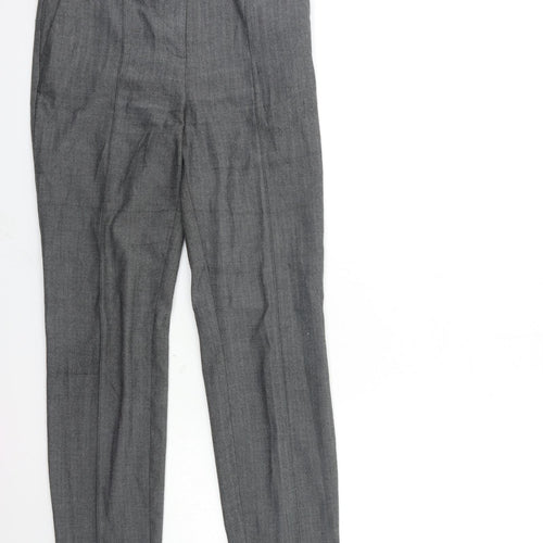 Papaya Womens Grey   Trousers  Size 8 L27 in
