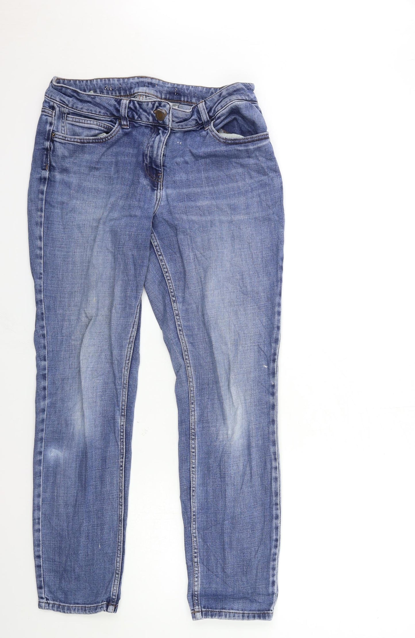 NEXT Womens Blue  Denim Mom Jeans Size 12 L28 in