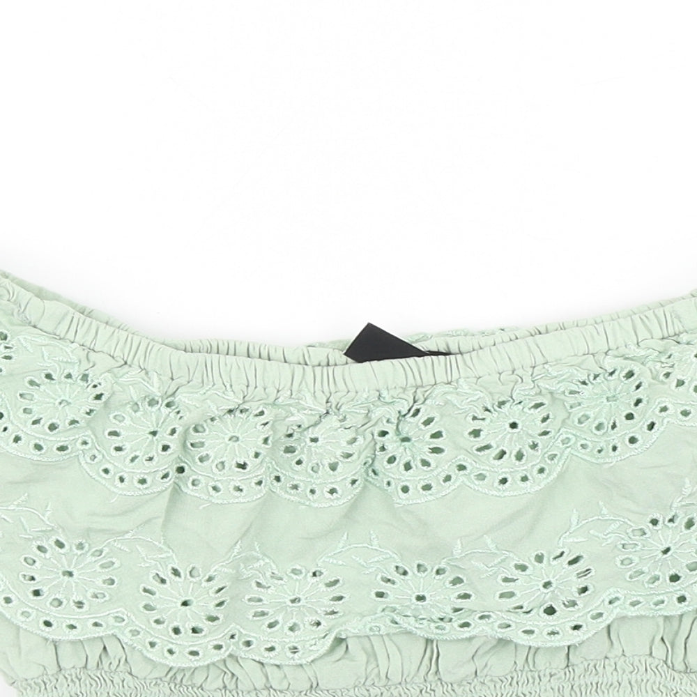 915 Generation Girls Green   Basic Blouse Size 13 Years