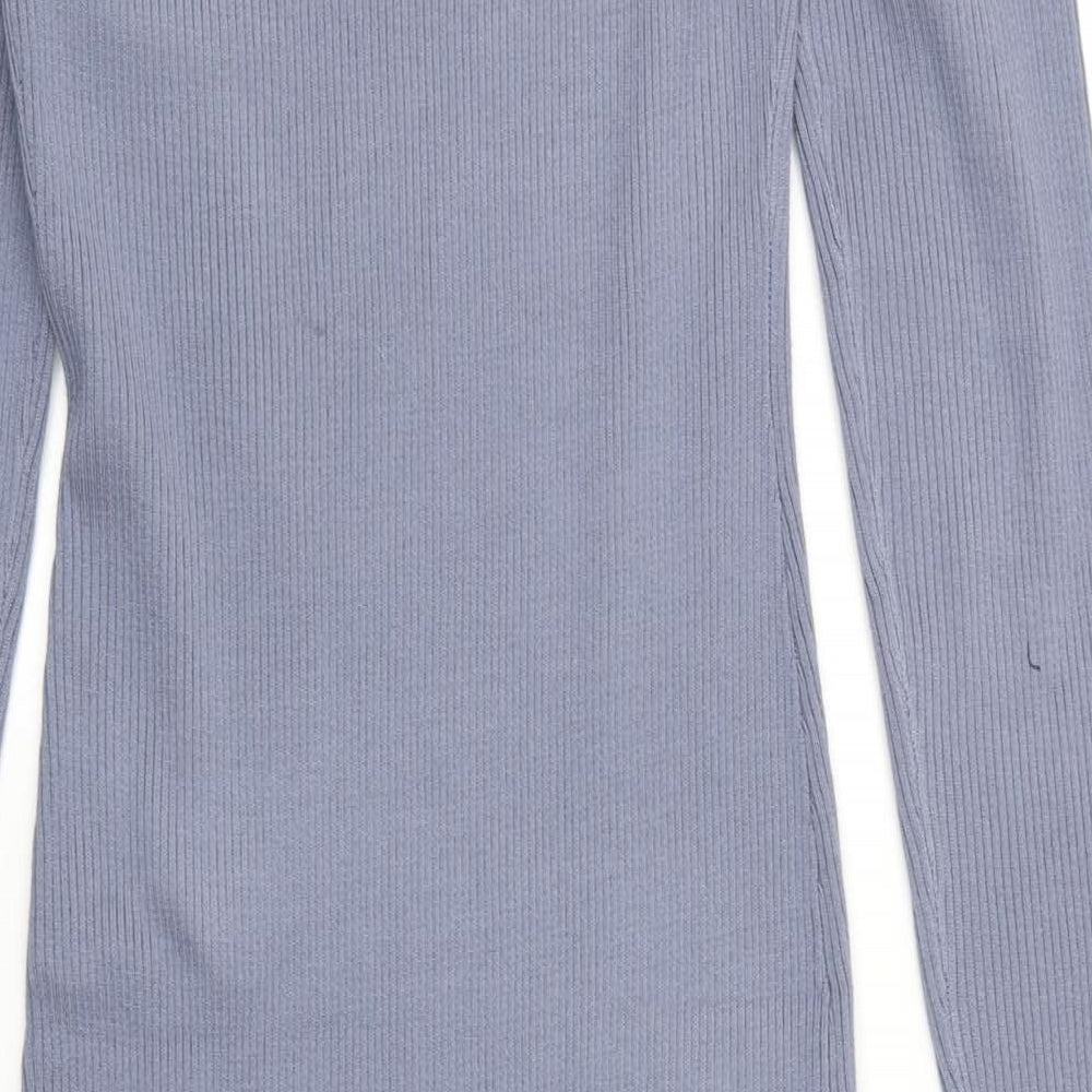 Missguided Womens Blue  Knit Bodycon  Size 12