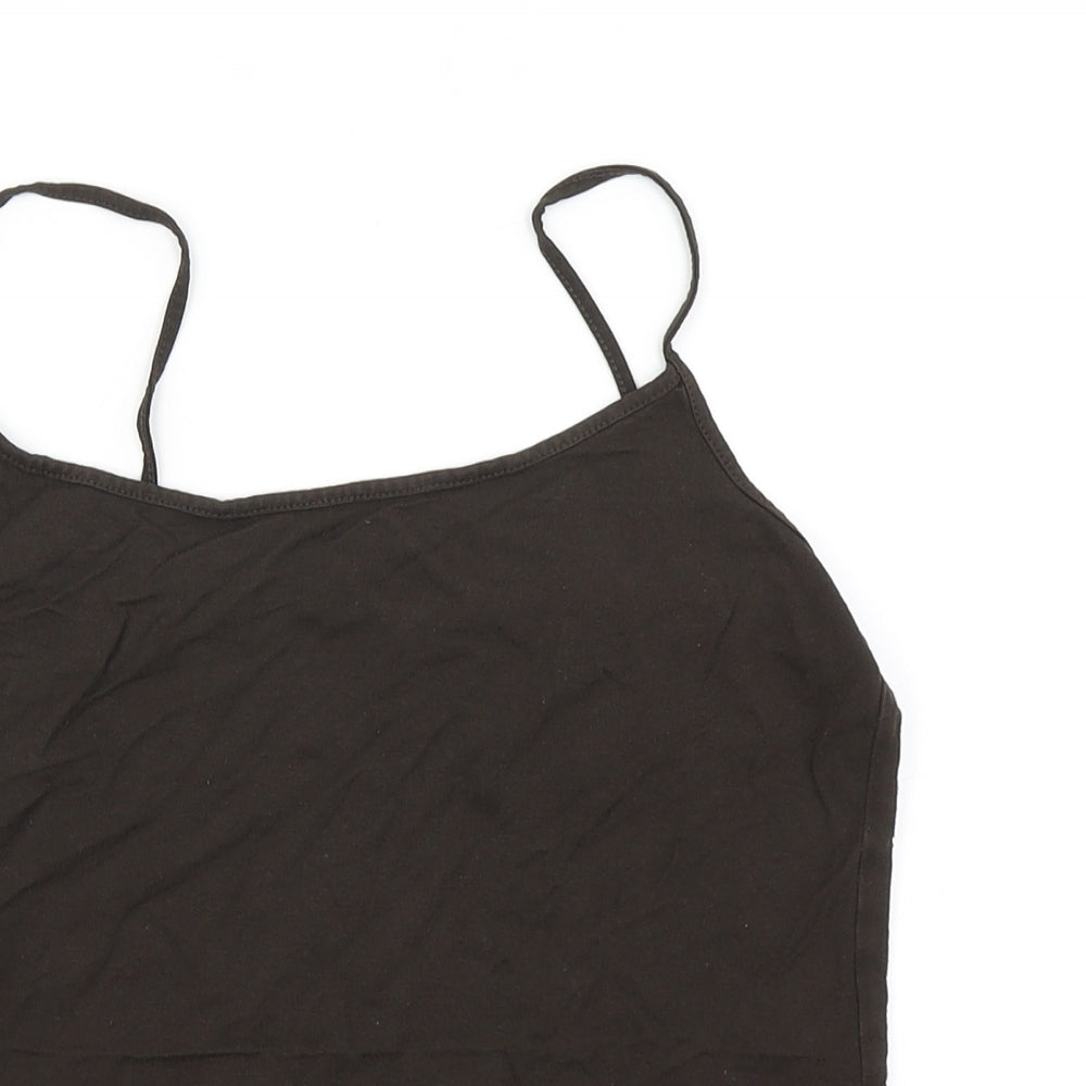 Marks & Spencer Womens Brown   Camisole T-Shirt Size 10