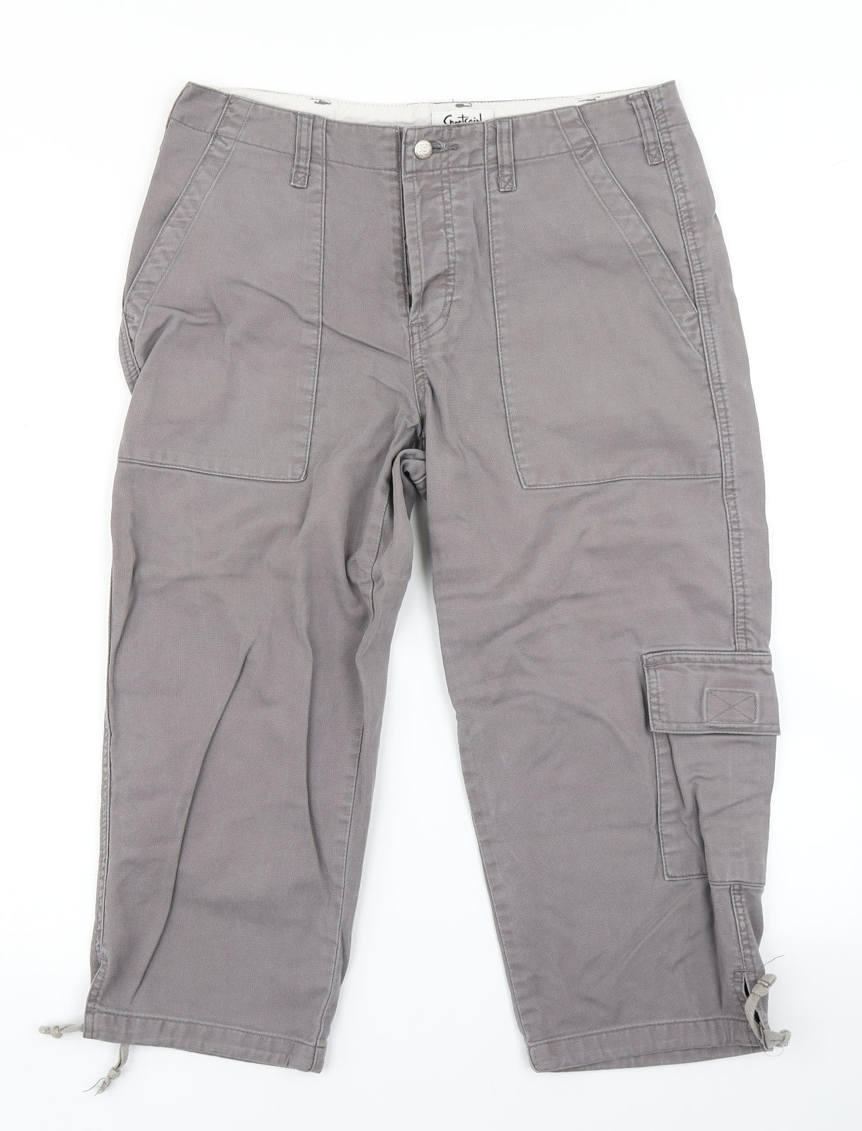 Sportsgirls Womens Grey  Denim Cargo Shorts Size M