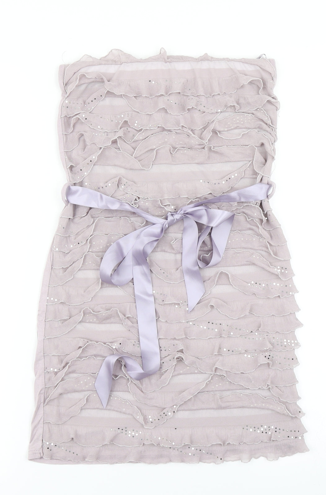 New Look Womens Purple   Bodycon  Size 10  - Bandeau