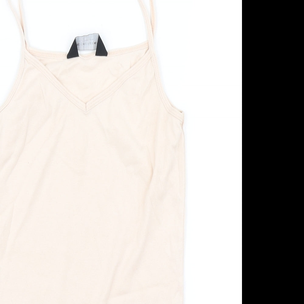Dorothy Perkins Womens Beige   Camisole T-Shirt Size 8