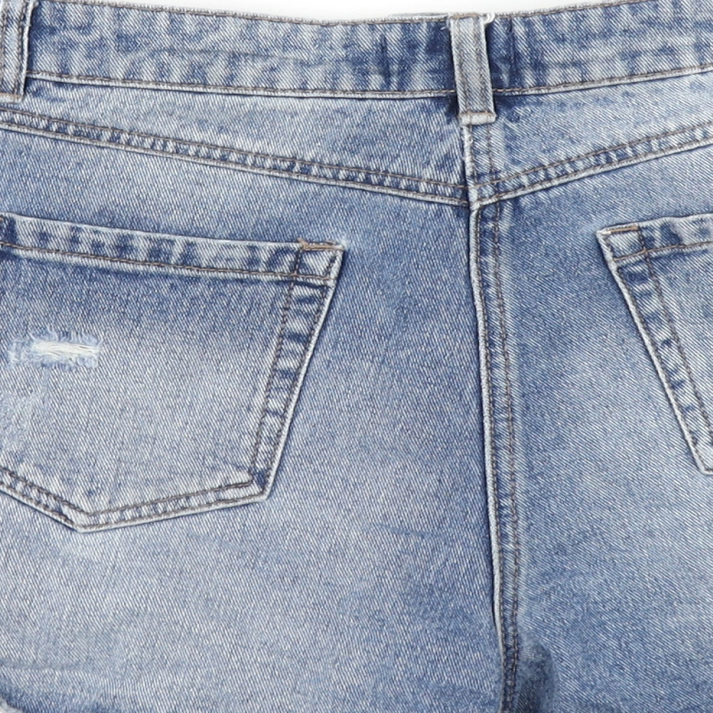 /Denim Womens Blue  Denim Hot Pants Shorts Size 12
