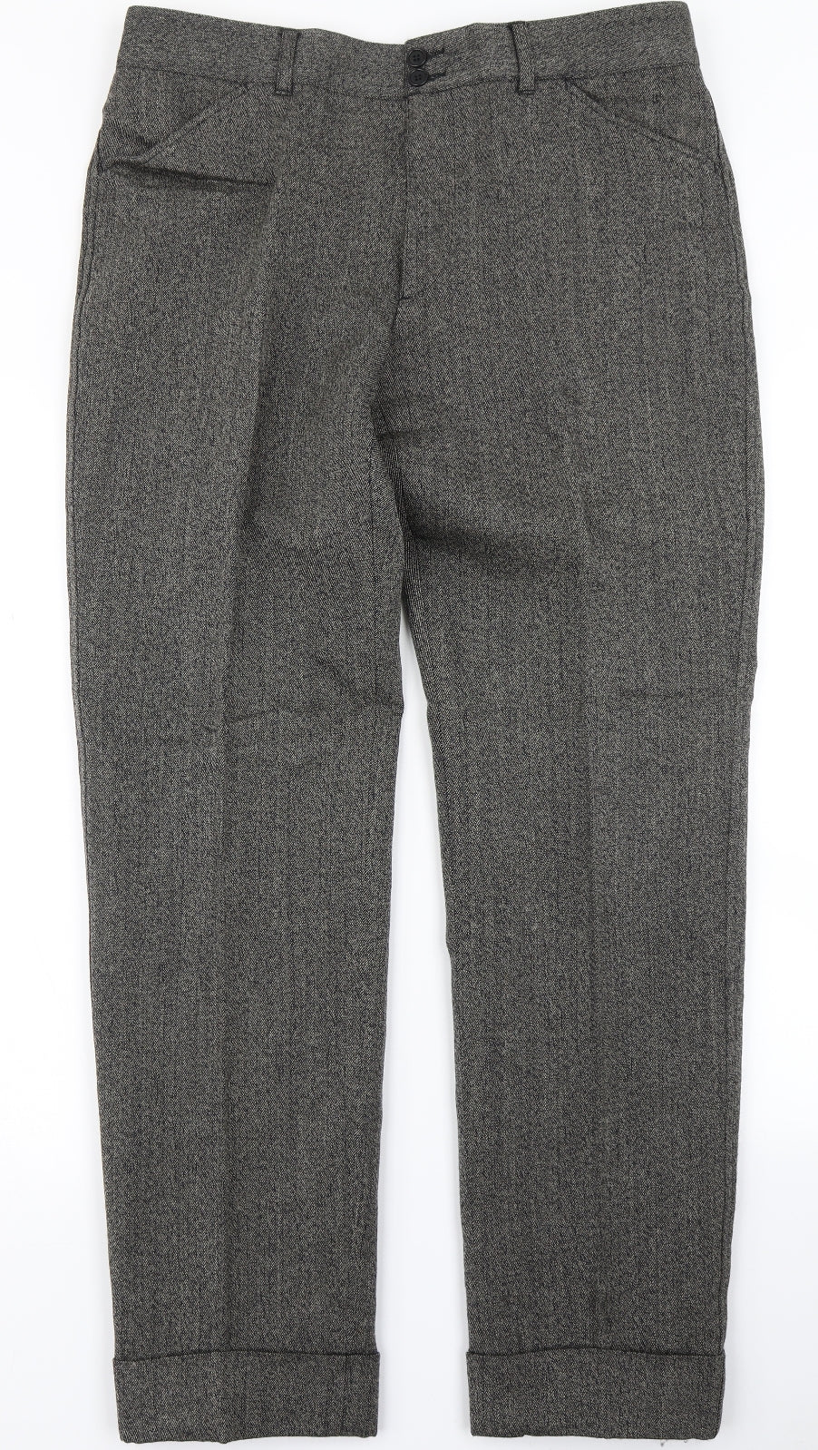 Joseph Homme Mens Brown   Dress Pants Trousers Size 34 in L31 in