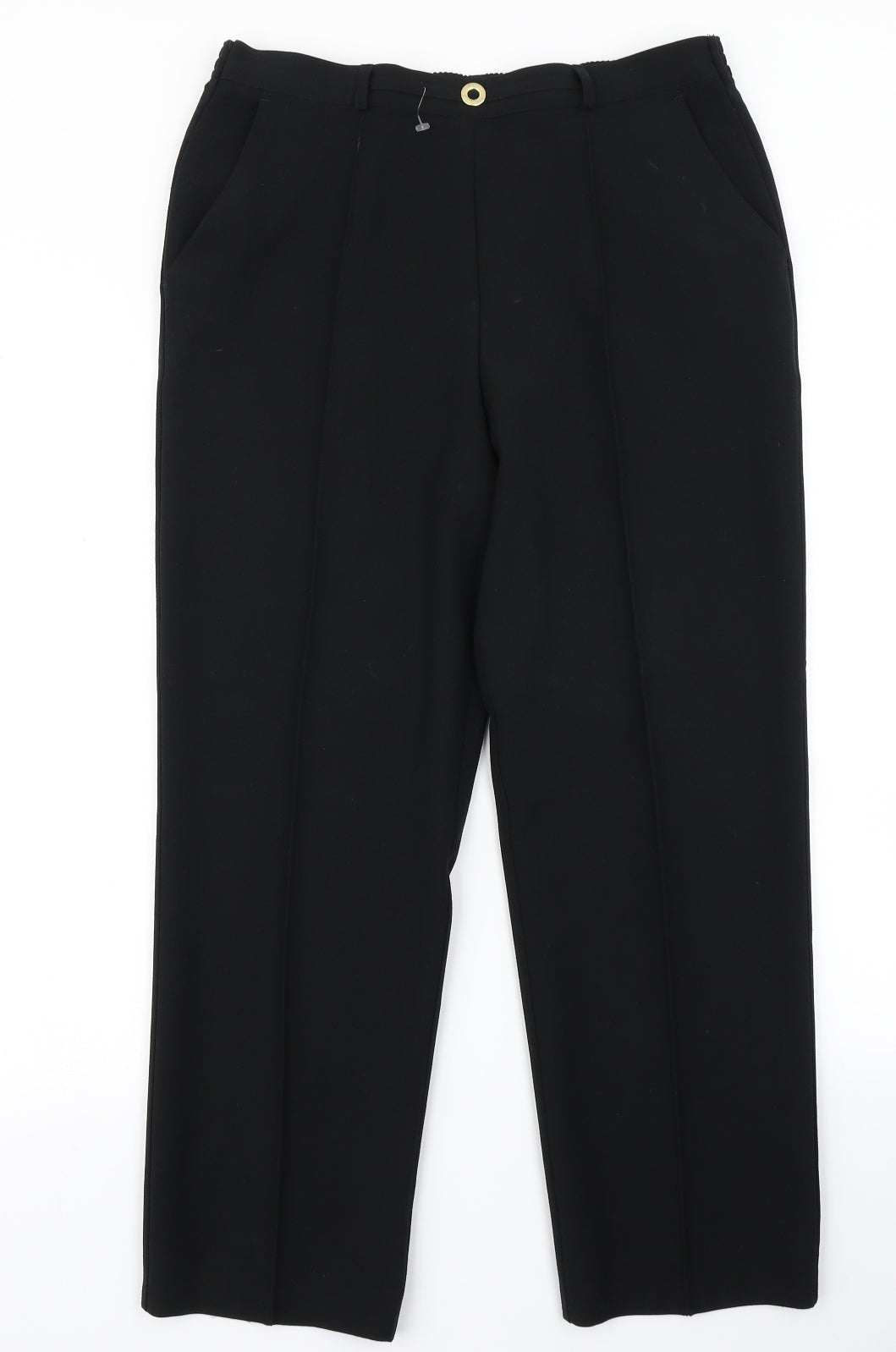 Marks & Spencer Womens Black   Dress Pants Trousers Size 12 L26 in