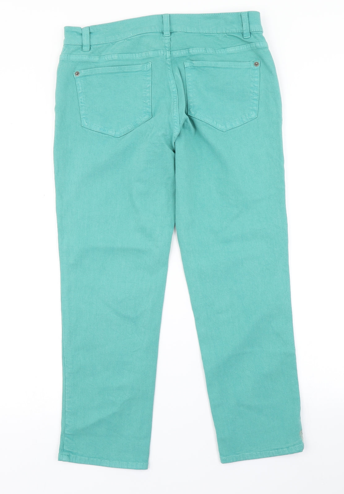 White Stuff Womens Blue  Denim Cropped Jeans Size 12 L23 in