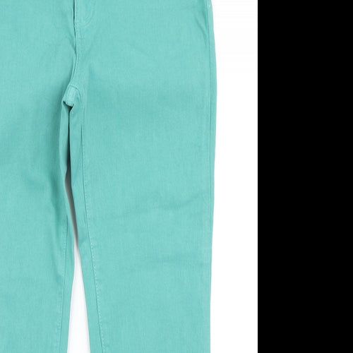 White Stuff Womens Blue  Denim Cropped Jeans Size 12 L23 in