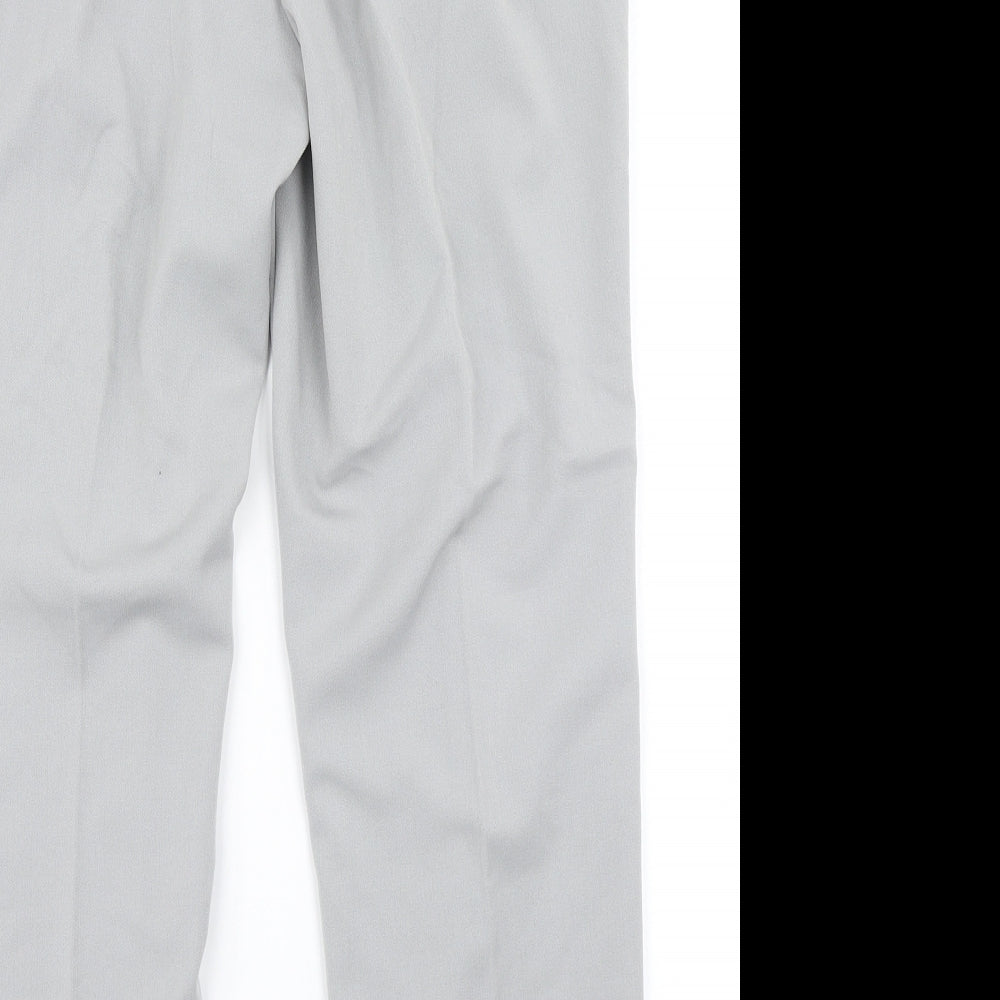 Anna Rose Womens Grey   Dress Pants Trousers Size 10 L25 in