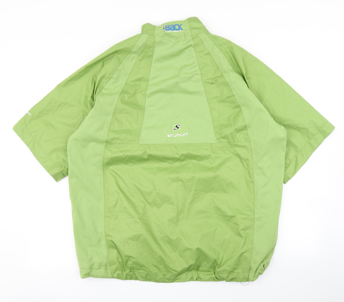 Stuburt Mens Green   Varsity Jacket Poncho Size M