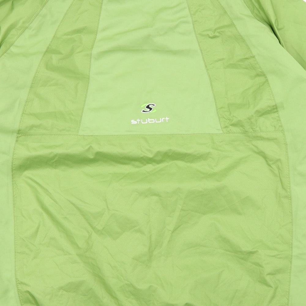 Stuburt Mens Green   Varsity Jacket Poncho Size M