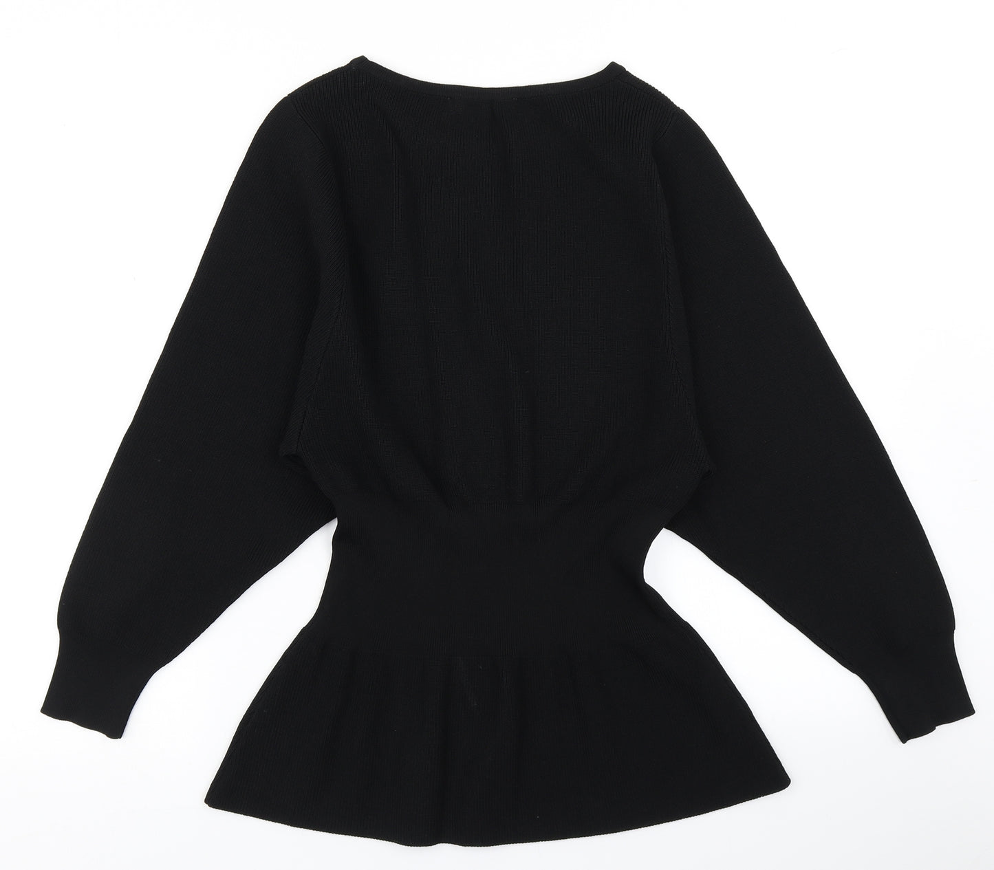 Zara Womens Black  Knit Pullover Jumper Size S