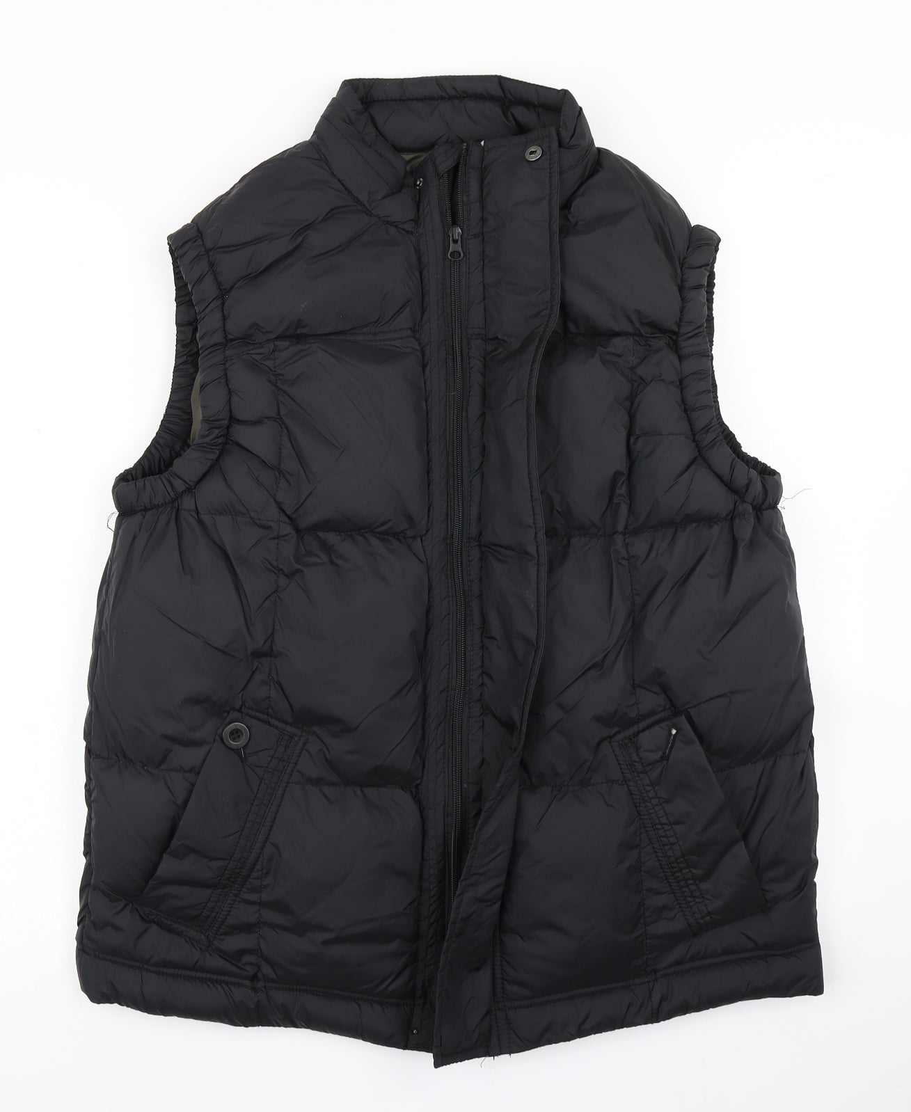Urban Spirit Mens Black   Gilet Coat Size M