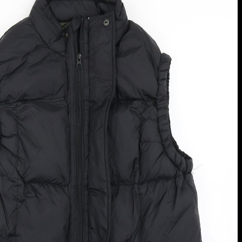 Urban Spirit Mens Black   Gilet Coat Size M