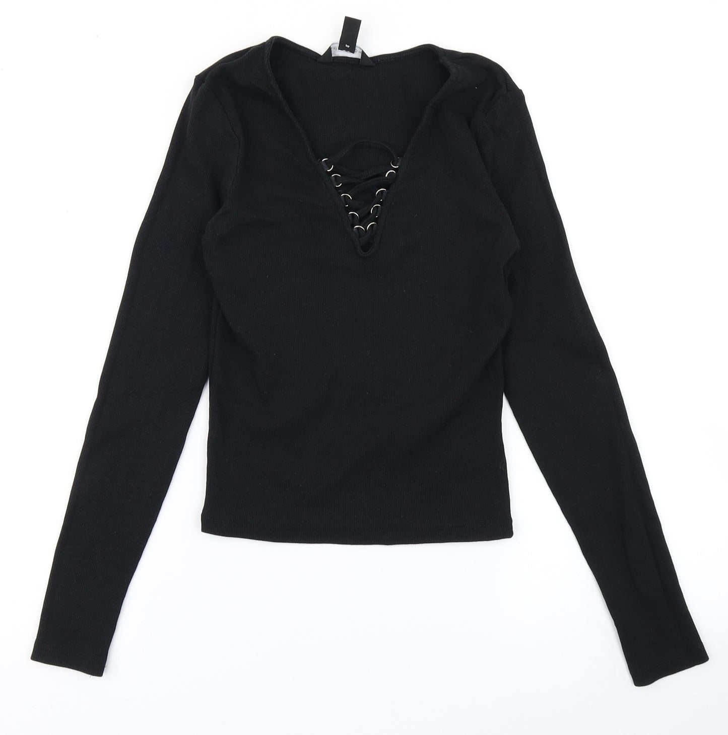 New Look Womens Black   Basic T-Shirt Size 10