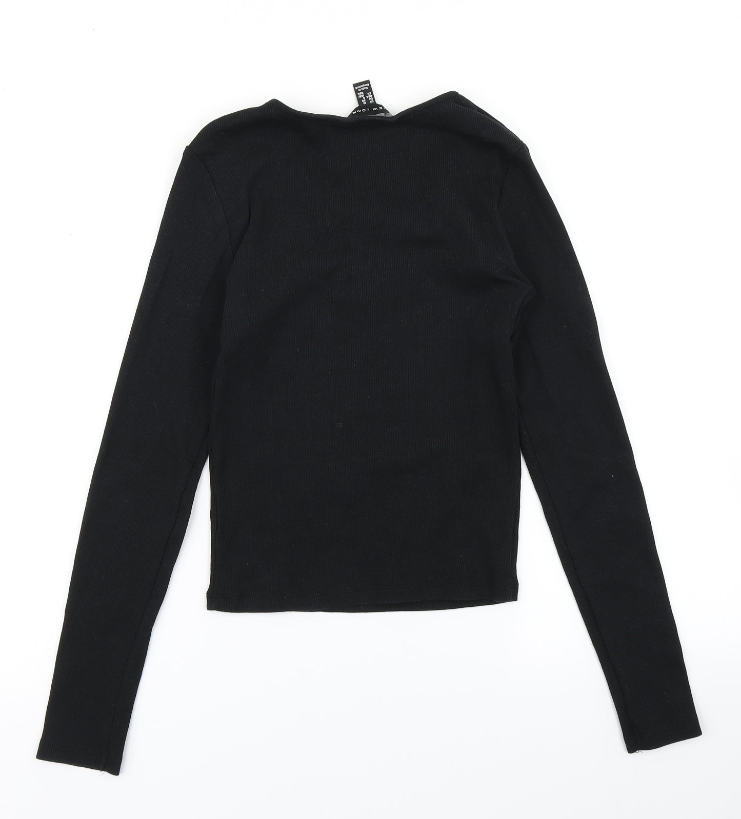 New Look Womens Black   Basic T-Shirt Size 10