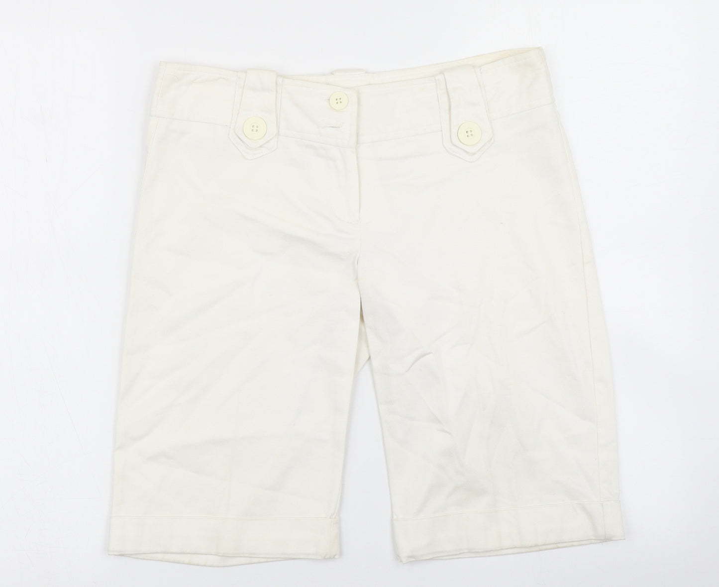 Bay Womens White   Chino Shorts Size 8
