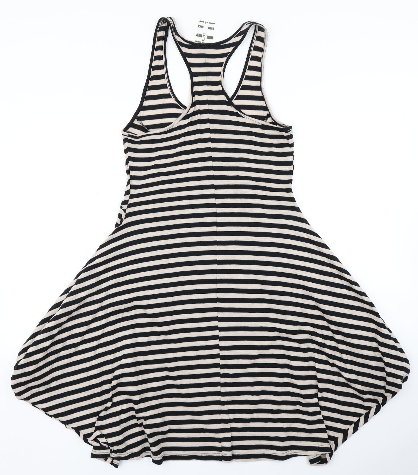 NEXT Womens Beige Striped  Fit & Flare  Size 14