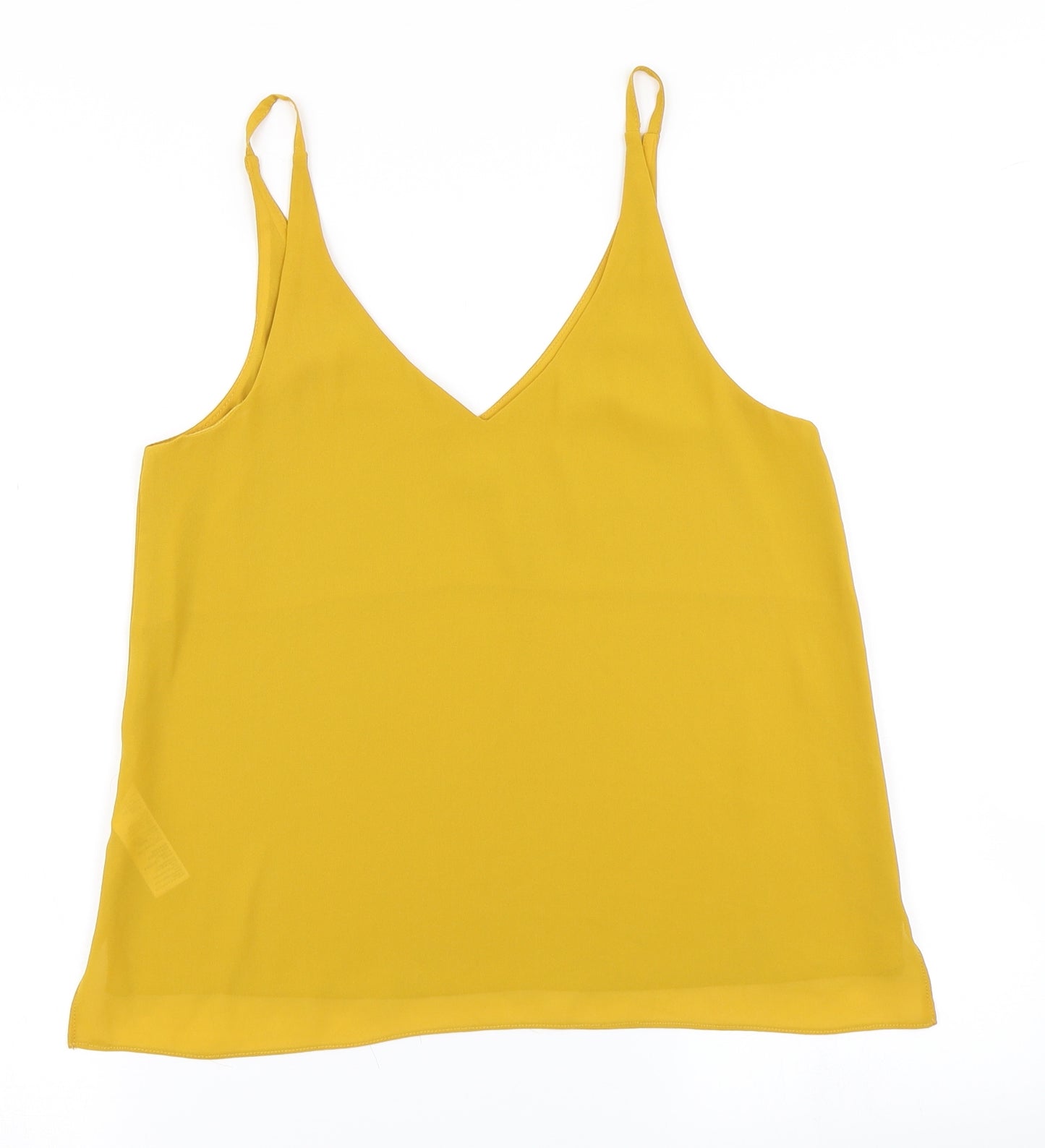 Topshop Womens Yellow   Camisole Blouse Size 8