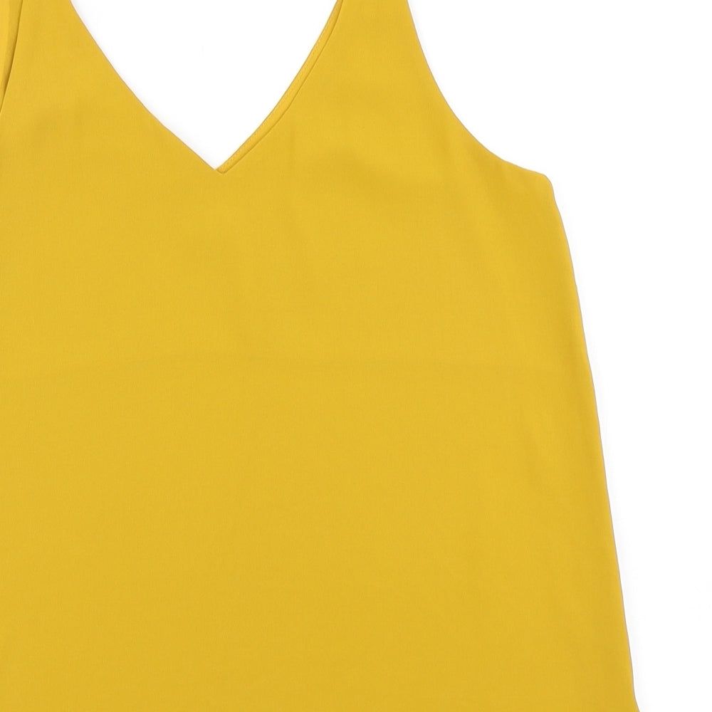 Topshop Womens Yellow   Camisole Blouse Size 8