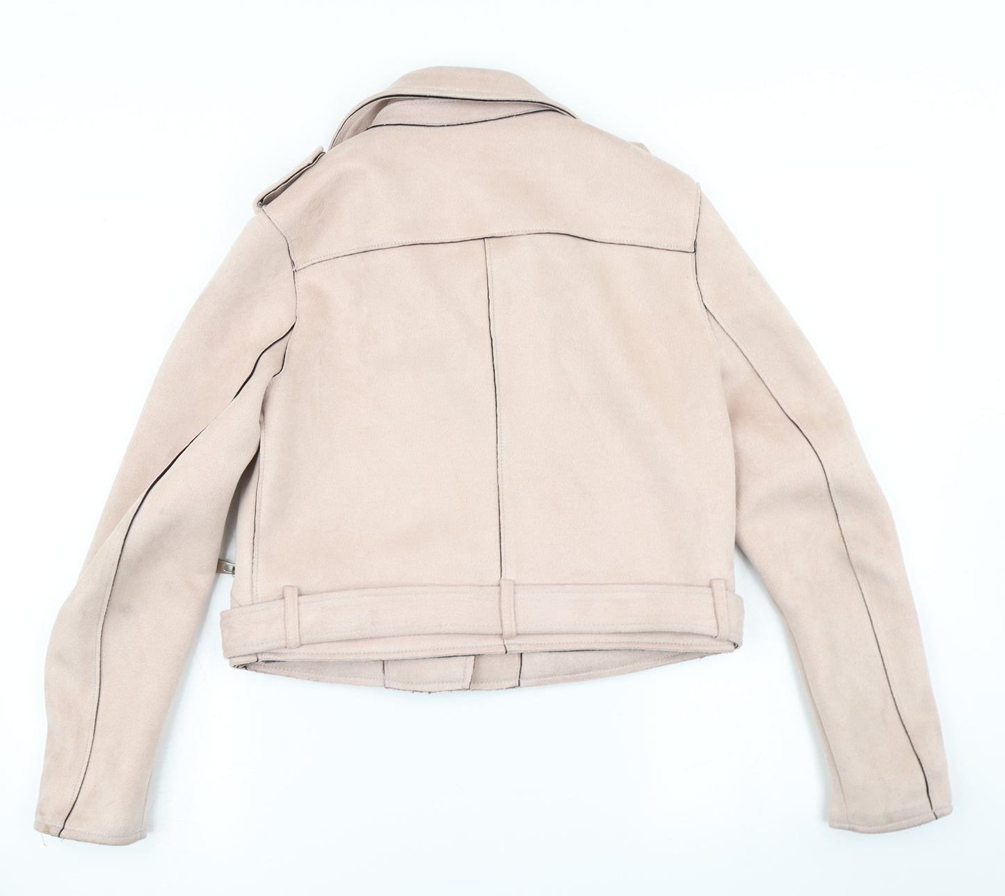 Zara Womens Pink   Biker Jacket Size M