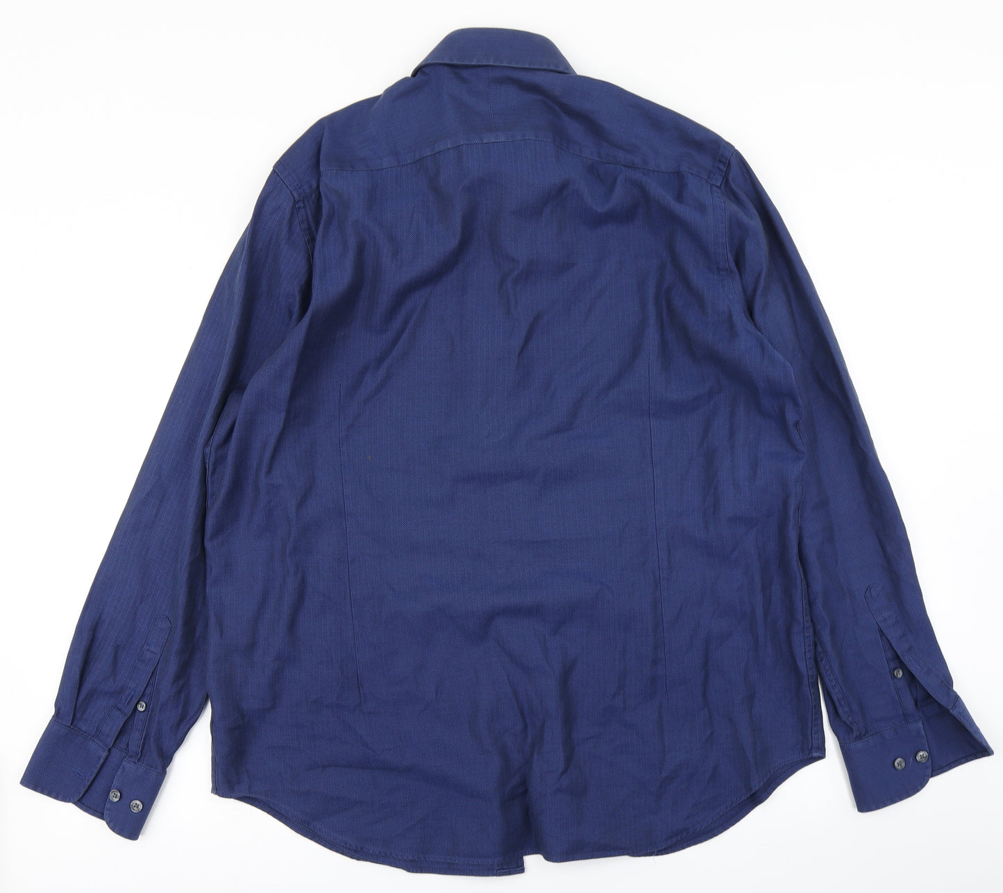 Jasper Conran Mens Blue    Dress Shirt Size 17
