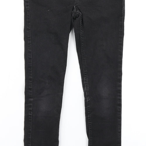 &Denim Girls Black  Denim Skinny Jeans Size 9 Years