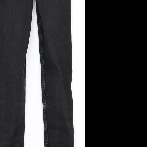 &Denim Girls Black  Denim Skinny Jeans Size 9 Years