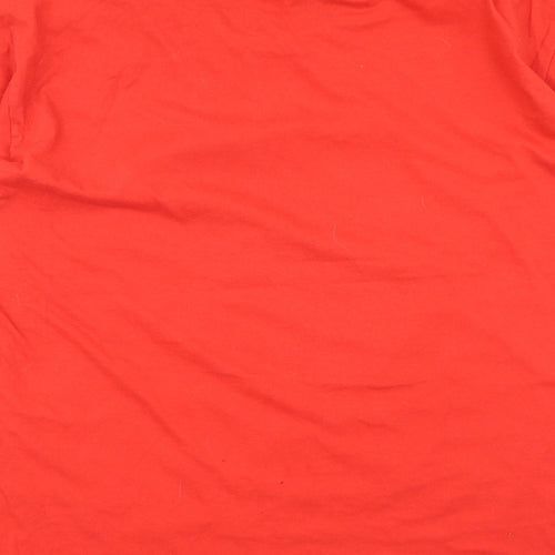 George Mens Red    T-Shirt Size L
