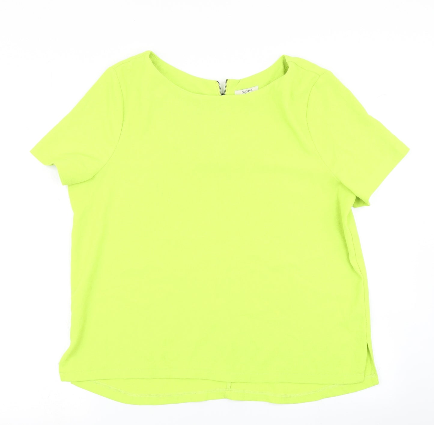 Papaya Womens Green   Basic Blouse Size 18
