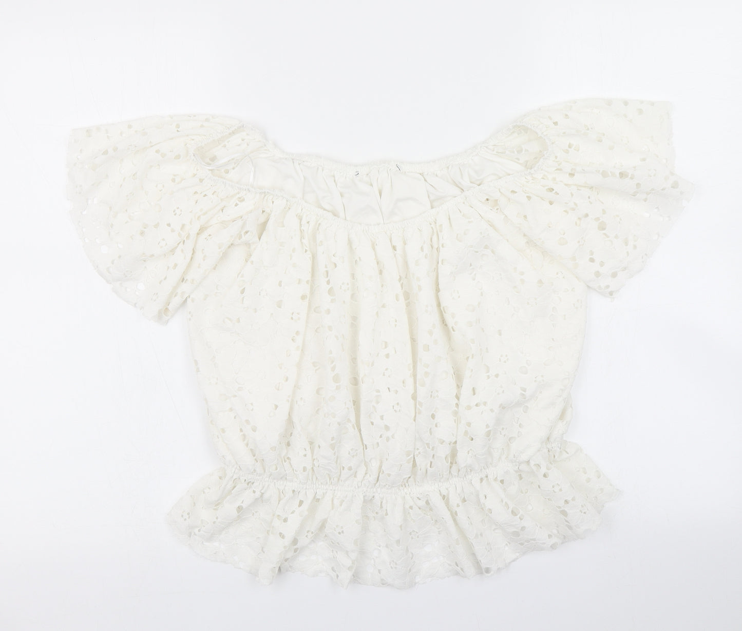 V Womens White   Basic Blouse Size 18