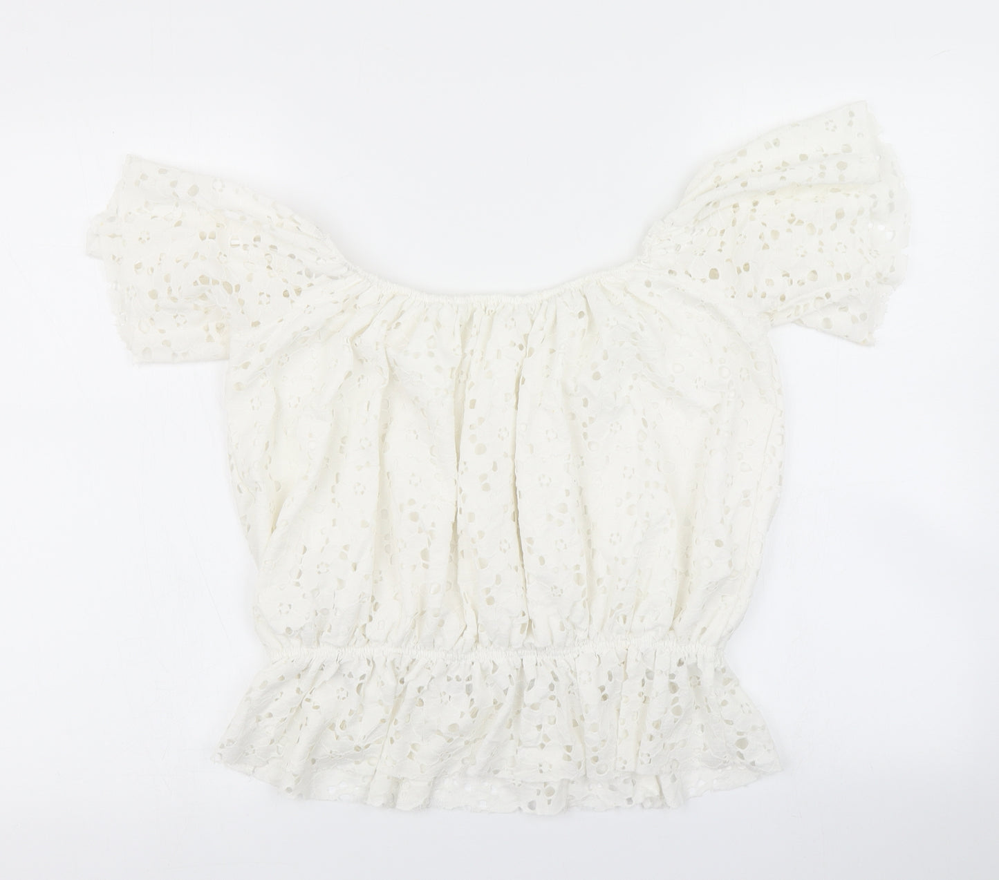 V Womens White   Basic Blouse Size 18