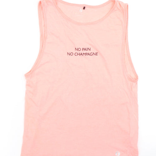 New Look Womens Pink   Basic Tank Size M