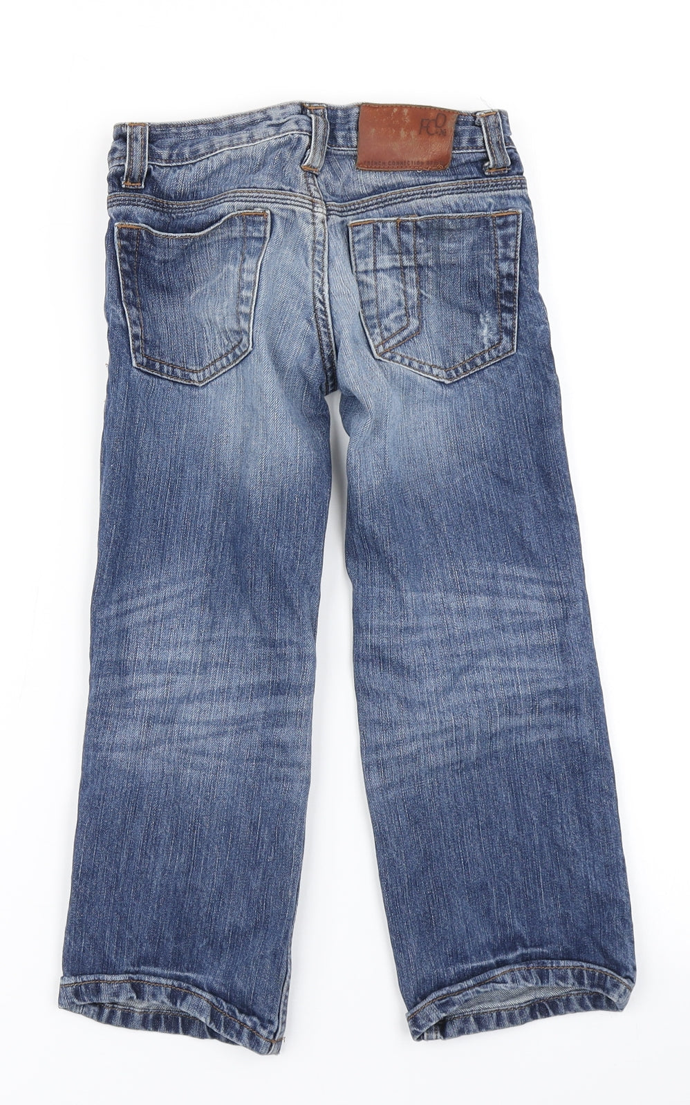 French Connection Boys Blue  Denim Straight Jeans Size 4-5 Years