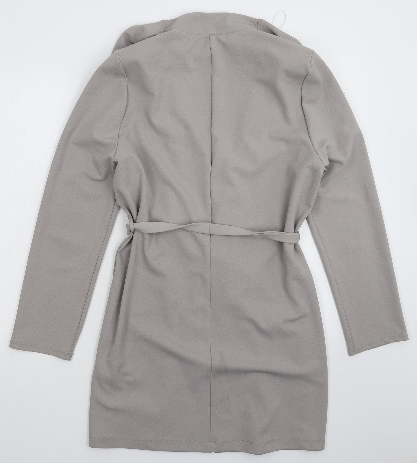 New Look Womens Grey   Pea Coat Coat Size 16