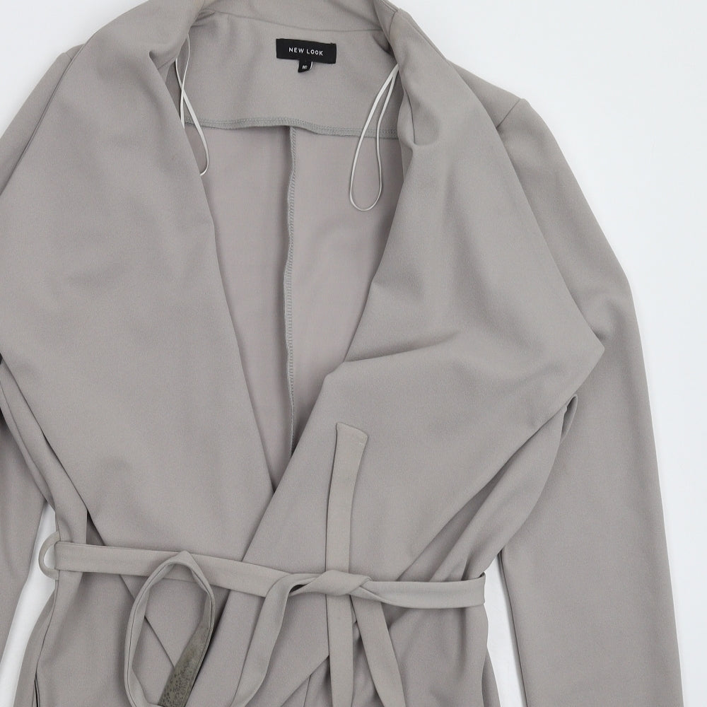 New Look Womens Grey   Pea Coat Coat Size 16