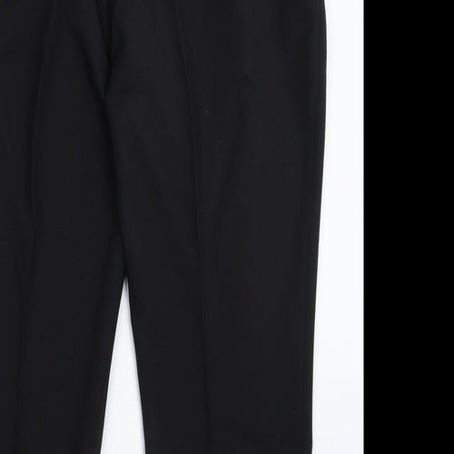 Premier Mens Black   Dress Pants Trousers Size 38 L28 in